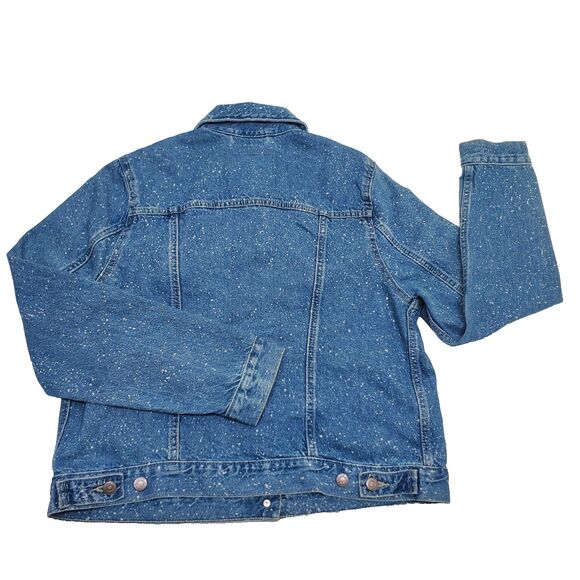 Levi's Premium Original Trucker Jacket Galactic Wash Women's Size Large NWT - Picture 2 of 15